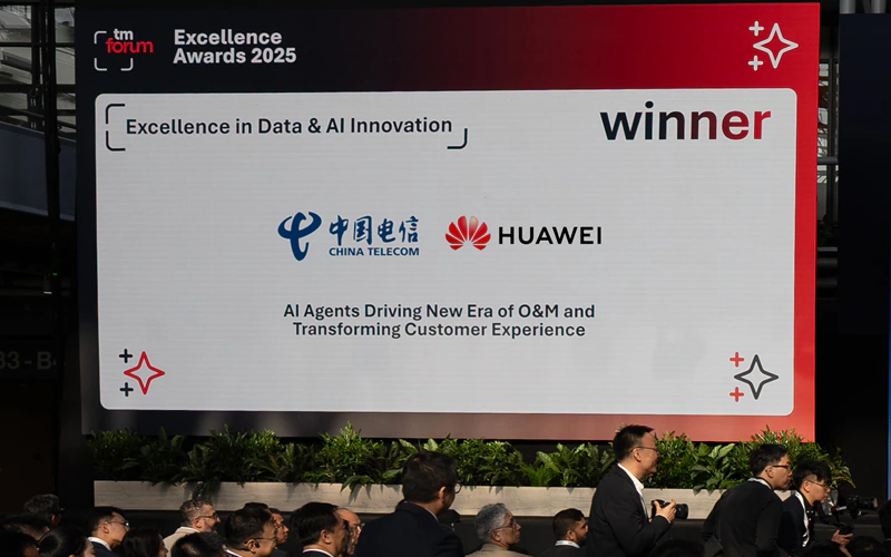 Huawei and China Telecom Win TM Forum's Excellence Award 2025 in Data and AI Innovation